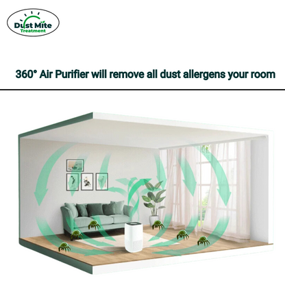 Anti Dust Mite HEPA Air Purifier |  Remove 100% Dust Allergy