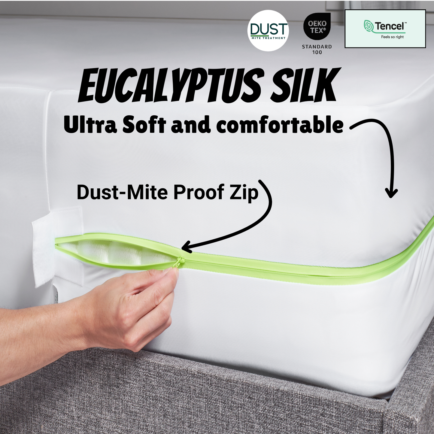 Anti Allergen Mattress Protector |  Dust Mite Mattress Cover