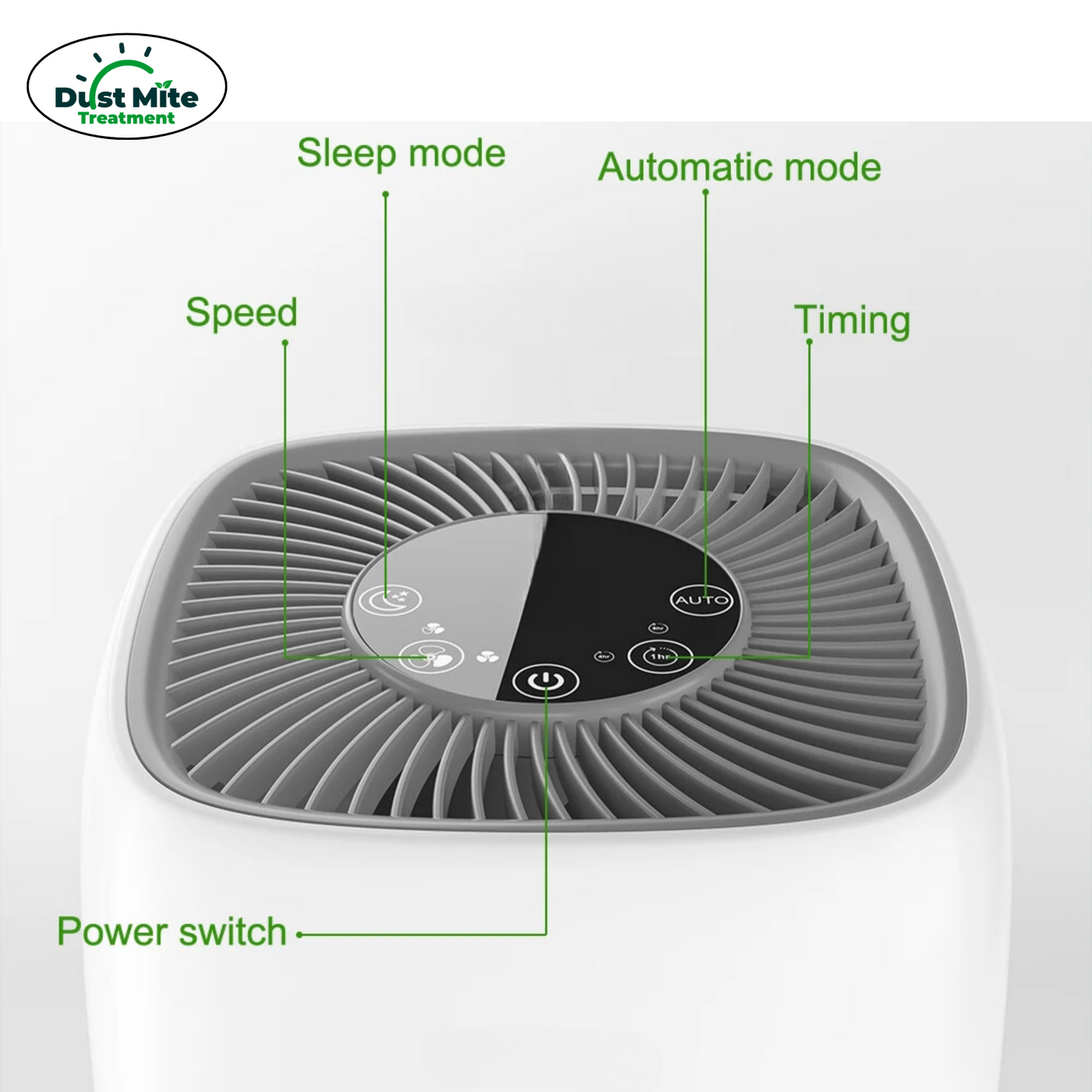 Anti Dust Mite HEPA Air Purifier |  Remove 100% Dust Allergy