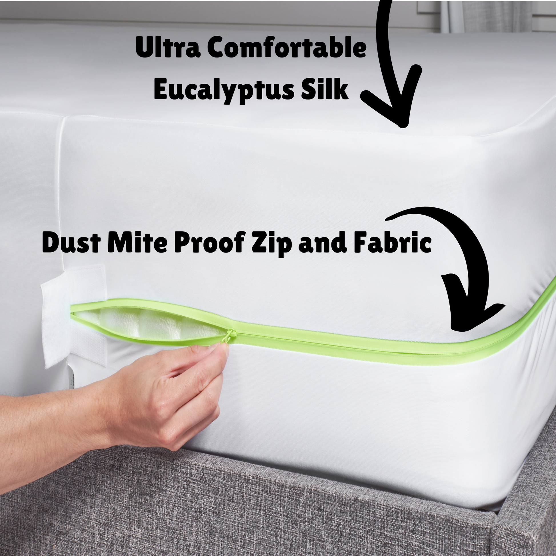 Anti Dust Mite Allergy Protector | Mattress Case - Dust Mite Treatment